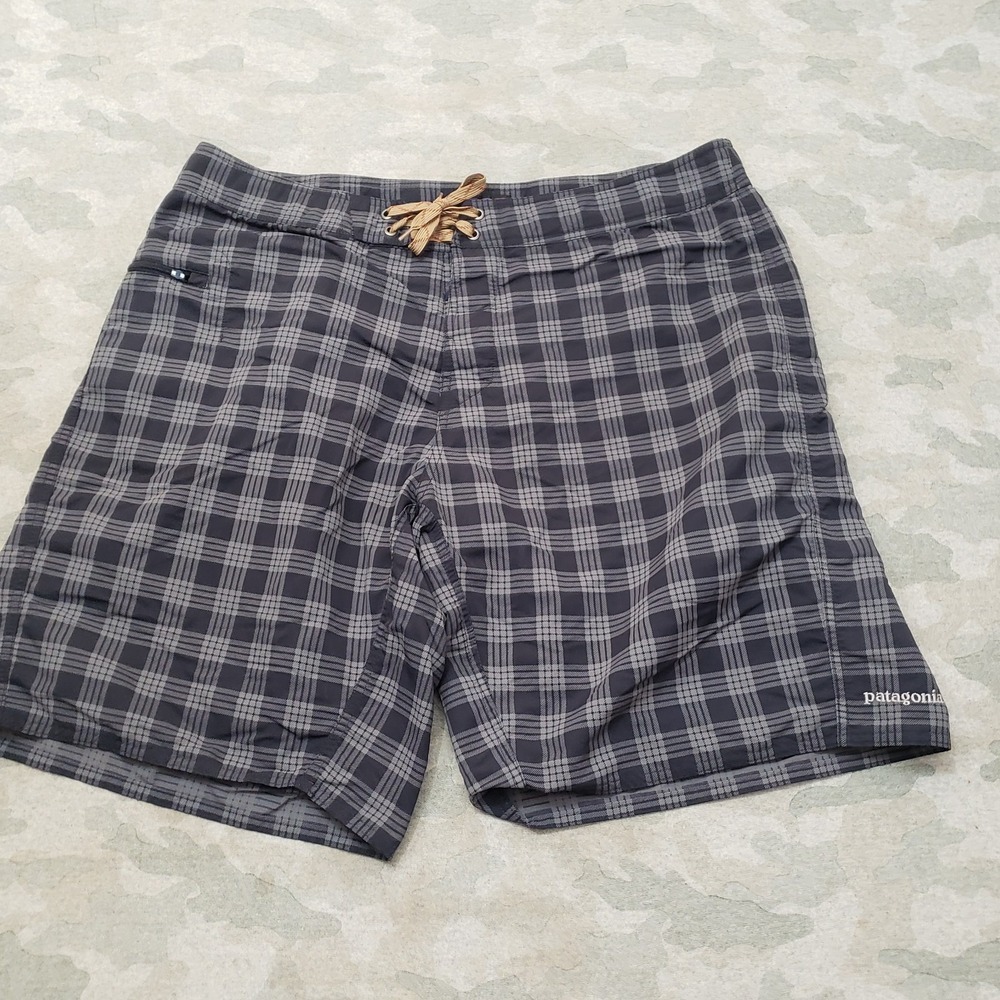 Patagonia‎ Boardshorts Mens 38 Blue Pockets Outdoors Swim